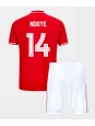 Otroške Nogometnih dresov Nottingham Forest Dan Ndoye #14 Domači 2025-26 Kratki rokavi (+ hlače)